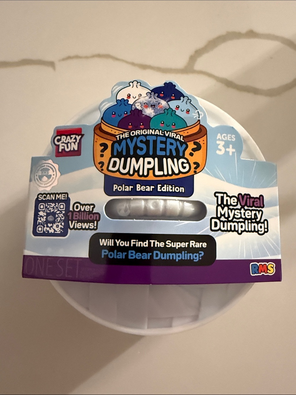 The Original Viral Mystery Dumpling - Polar Bear Edition (White)